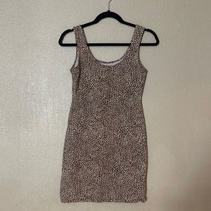Xhilaration Sleeveless Cheetah Mini Dress